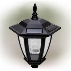 Solar Outdoor Lantern Black - Alpine Corporation 11 Solar Outdoor Lantern Black - Alpine Corporation -Garden Promotional Store GUEST 2654ff7b 0cff 43f5 aad2 e1b9534bc5d4