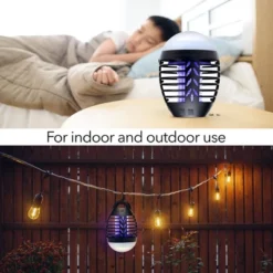 Dartwood Outdoor Bug Zapper - Waterproof, USB Rechargeable And Battery Powered Mosquito Killer, Insect Trap And Fly Swatter -Garden Promotional Store GUEST 2689694a 14c9 44fc b92c d30bab1ff602