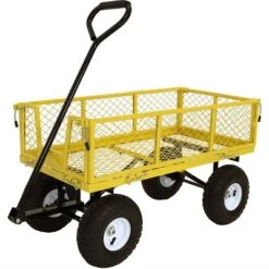 Sunnydaze Decor Sunnydaze Outdoor Lawn And Garden Heavy-Duty Durable Steel Mesh Utility Wagon Cart With Removable Sides 26 Sunnydaze Decor Sunnydaze Outdoor Lawn And Garden Heavy-Duty Durable Steel Mesh Utility Wagon Cart With Removable Sides -Garden Promotional Store GUEST 2726671b 93f7 42c0 b8bd 55d3ad3c8615