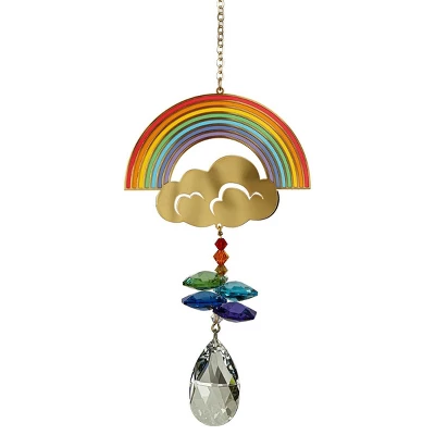 Woodstock Wind Chimes Woodstock Rainbow Makers™ Collection, Crystal Wonders, 4.5'' Rainbow Wind Chime CWRAIN 4 Woodstock Wind Chimes Woodstock Rainbow Makers™ Collection, Crystal Wonders, 4.5'' Rainbow Wind Chime CWRAIN - Image 2
