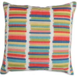 25" Outdoor/Indoor Floor Pillow Solar Stripe - Pillow Perfect 12 25" Outdoor/Indoor Floor Pillow Solar Stripe - Pillow Perfect -Garden Promotional Store GUEST 28d9a7be e022 4778 b498 2a5bb500ccba