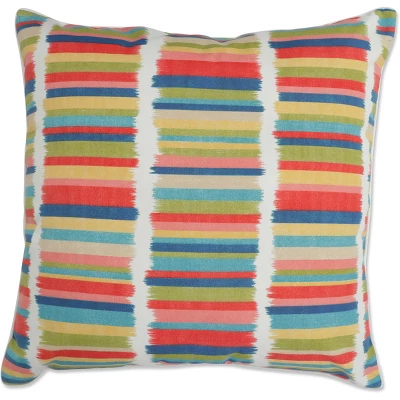 25" Outdoor/Indoor Floor Pillow Solar Stripe - Pillow Perfect 7 25" Outdoor/Indoor Floor Pillow Solar Stripe - Pillow Perfect - Image 5