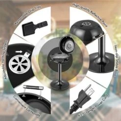 Costway Portable 1600W Electric BBQ Grill With Temperature Control & Grease Collector Red/Black -Garden Promotional Store GUEST 2a551e9f 34b4 4a4a 90a7 bfd976b23bc9