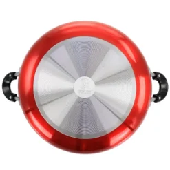 Better Chef Red Aluminum Deep Fryer Pan With Glass Lid -Garden Promotional Store GUEST 2a6b0a50 ef2c 4a3a 9aa1 3d57578bf8c6