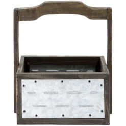 Farmlyn Creek 3 Packs Galvanized Metal Planter Box With Handle For Garden And Farmhouse Décor, 3 Sizes -Garden Promotional Store GUEST 2aa1aa5c 6a8c 4077 8c5d fa5c01632937