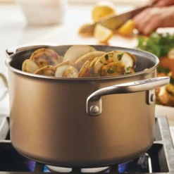Anolon Ascend 4qt Hard Anodized Nonstick Saucepot With Lid Bronze -Garden Promotional Store GUEST 2ae40d3d 855d 4532 b625 9fc676504ce3