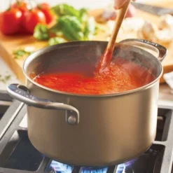 Anolon Ascend 4qt Hard Anodized Nonstick Saucepot With Lid Bronze -Garden Promotional Store GUEST 2b1792ed 74cc 4674 b9f7 6fc53889da09