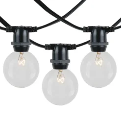 Novelty Lights Globe Outdoor String Lights With 25 In-Line Sockets Black Wire 25 Feet -Garden Promotional Store GUEST 2d6c16a1 35d7 4910 8f40 1d226441ff78