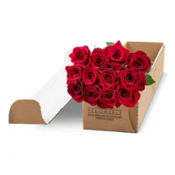 Dozen Fresh Cut Red Roses With Vase -Garden Promotional Store GUEST 2ed6a62b 94ee 4939 b62a 628883f469bb