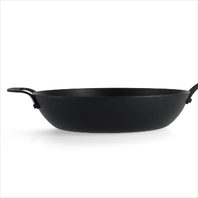 OXO 12" Steel Open Wok With Silicone Sleeve Black 3 OXO 12" Steel Open Wok With Silicone Sleeve Black