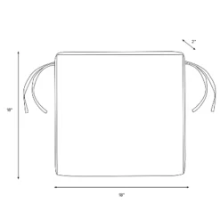 18" X 18" Outdoor Seat Cushion Brush Cabana - Skyline Furniture -Garden Promotional Store GUEST 30213c28 9bd5 498f 962e a9c29d4528ff 1