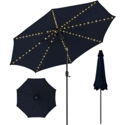 Costway 10 FT 112 LED Solar-Lighted Patio Table Market Umbrella Crank Tilt Outdoor Beige/Coffee/Navy/Wine 26 Costway 10 FT 112 LED Solar-Lighted Patio Table Market Umbrella Crank Tilt Outdoor Beige/Coffee/Navy/Wine -Garden Promotional Store GUEST 30748937 f8f2 4fe6 8af5 254f658c98fb