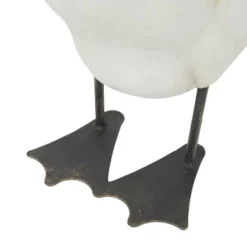25" X 8" Magnesium Oxide French Country Duck Garden Sculpture White - Olivia & May -Garden Promotional Store GUEST 32c82f7d a1e8 41c0 a449 68ebe950f1e4