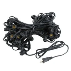 Novelty Lights Globe Outdoor String Lights With 25 In-Line Sockets Black Wire 25 Feet -Garden Promotional Store GUEST 341ee126 bf1a 45bf a1a0 526ee44465d2
