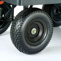 Gorilla Cart GORMP-12 5 Cubic Feet 1200 Pound Capacity Heavy Duty Durable Steel Multi Use Quick Dump Wagon Utility Cart W/ 2 In 1 Towing Handle, Gray -Garden Promotional Store GUEST 343b7cca 624f 412e 97af 98253c612852