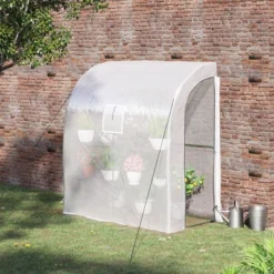 Outsunny 7' X 3' X 7' Outdoor Walk-In Greenhouse, Plant Nursery With Roll-up Windows, PE Cover, And 3 Wire Shelves -Garden Promotional Store GUEST 347a68ba 874c 4962 b421 bd3d1ebb838e