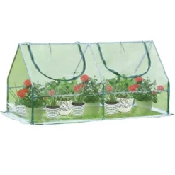 Aoodor 6' X 3 ' X 3' Portable Mini Greenhouse PE Cover 2 Zipper Door -Garden Promotional Store GUEST 34fea4de ba52 4d69 9065 02fa78bf75d2
