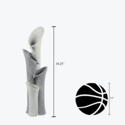 LuxenHome Gray Resin Classical Fluted Columns Outdoor Fountain -Garden Promotional Store GUEST 364b9ea8 c467 4dfd 9b37 071384e6afad