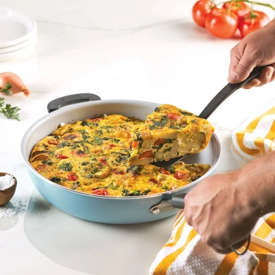 Farberware Eco Advantage 12.5" Nonstick Ceramic Deep Frying Pan With Helper Handle 7 Farberware Eco Advantage 12.5" Nonstick Ceramic Deep Frying Pan With Helper Handle - Image 5