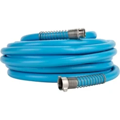 Camco EvoFlex 75' Extra Flexible RV And Marine Drinking Water Hose Accessory With 5/8" ID For Camping, Tailgating, & Outdoor Recreation, Blue