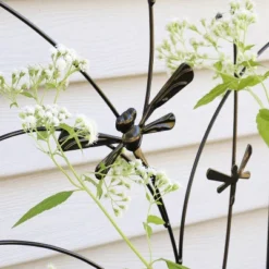 Sunnydaze Decorative Steel Metal Dragonfly Delight Design Garden Trellis - 55.75" H - Black - 2-Pack 11 Sunnydaze Decorative Steel Metal Dragonfly Delight Design Garden Trellis - 55.75" H - Black - 2-Pack -Garden Promotional Store GUEST 38f1ee75 3962 480f a513 46079f8310ab