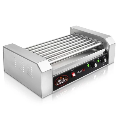 Olde Midway Electric Hot Dog Roller Grill Cooker, Commercial Grade Machine 3 Olde Midway Electric Hot Dog Roller Grill Cooker, Commercial Grade Machine