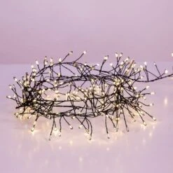 Kurt Adler 7.8-Foot 240-Light Twinkle Warm White LED Fairy Light Cluster Garland -Garden Promotional Store GUEST 39d354fb a0f7 4d0e bc8e e0181a970e12