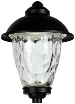 John Timberland Concord Black 18" High LED Landscape Path Lights Set Of 2