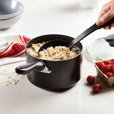 Farberware Reliance 2qt Aluminum Nonstick Covered Saucepan - Black 4 Farberware Reliance 2qt Aluminum Nonstick Covered Saucepan - Black - Image 2