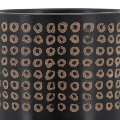 11" Ceramic Planter On Stand Brown/Black - Sagebrook Home -Garden Promotional Store GUEST 3dafc661 1811 4b5e ad98 8a25cee24024