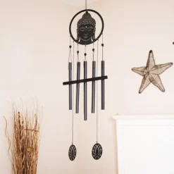 Dawhud Direct 28" H Eternal Zen Buddha Wind Chimes - Black -Garden Promotional Store GUEST 3e49c796 d44b 49d5 87e7 439eaae47b99