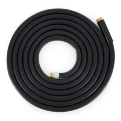 Apache 98108802 25 Foot Industrial Rubber Garden Water Hose With Heavy Duty MGHT X FGHT Brass Fittings And 1 Bend Restrictor, Black -Garden Promotional Store GUEST 3e736c9a 1a75 413e b497 e142973f5896