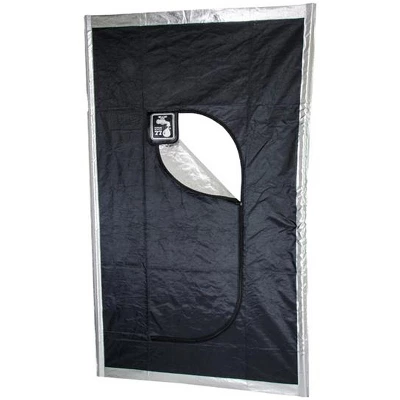 Hydrofarm BHZD Insulated Reflective Indoor Outdoor Garden Greenhouse Grow Room Black Hatch Zipper Door 4 Hydrofarm BHZD Insulated Reflective Indoor Outdoor Garden Greenhouse Grow Room Black Hatch Zipper Door - Image 2