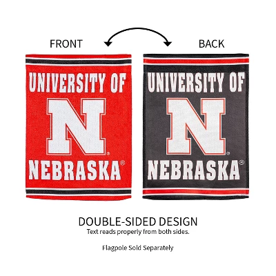 Evergreen Embossed Suede Flag, GDN Size, University Of Nebraska 4 Evergreen Embossed Suede Flag, GDN Size, University Of Nebraska - Image 2