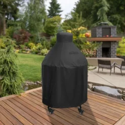 Pure Grill 22-Inch Ceramic Grill Cover For All Large Kamado Charcoal BBQ Grill Brands, Universal Fit Cover - 31" Dia X 40" H -Garden Promotional Store GUEST 40ca3ffd ae44 498b ab1f 9aaf33e4e6f9