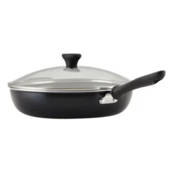 Farberware Reliance Pro 12" Nonstick Ceramic Covered Skillet With Helper Handle Black/Gray -Garden Promotional Store GUEST 41bd2a08 4594 482a 9342 56cf2a1b1a68