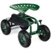 Costway Garden Cart Rolling Work Seat W/ Tool Tray Basket Green -Garden Promotional Store GUEST 41cf893d e5cd 4aef a130 56a5a4f00e33