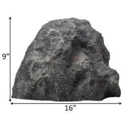 Gardenised Decorative Outdoor Weather-Resistant Artistic Artificial Faux Stone Rock, Garden Patio Granite Grey Fiberglass Stone -Garden Promotional Store GUEST 4230e25f ac28 4923 862d bd776e10f807