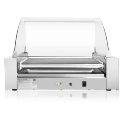 Olde Midway Electric Hot Dog Roller Grill Cooker With Glass Cover, Commercial Grade Machine -Garden Promotional Store GUEST 441b553d 38d6 4377 8261 36b7c146f4ff