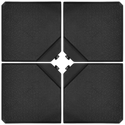 Costway 11' Patio Cantilever Offset Umbrella 360Degree Rotation Outdoor Tilt W/Base 8 Costway 11' Patio Cantilever Offset Umbrella 360Degree Rotation Outdoor Tilt W/Base - Image 6