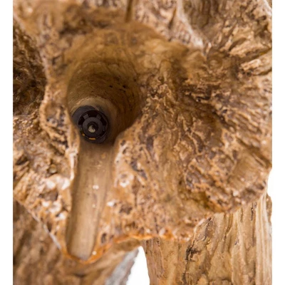 Wind & Weather Realistic Indoor/Outdoor Woodland Stump Fountain With Metal Lily Pads 11 Wind & Weather Realistic Indoor/Outdoor Woodland Stump Fountain With Metal Lily Pads - Image 9