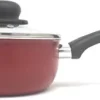 RAVELLI Italia Linea 10 Non-Stick Saucepan With Lid, 1 Quart - Made In Italy -Garden Promotional Store GUEST 455758a0 75f3 49c7 8cd9 e222d21080ab