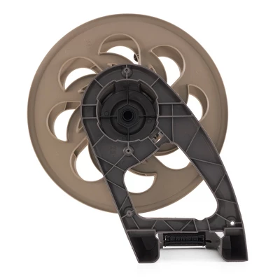 Suncast CPLSTA125B 125' Wall-Mounted Side Tracker Garden Hose Reel For 5/8" Hose With Guide For Patio Or Garden, Dark Taupe (4 Pack) 5 Suncast CPLSTA125B 125' Wall-Mounted Side Tracker Garden Hose Reel For 5/8" Hose With Guide For Patio Or Garden, Dark Taupe (4 Pack) - Image 3