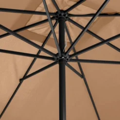 10 ' X 6.6' Rectangular Outdoor Patio Market Umbrella With Straight Crank - Captiva Designs -Garden Promotional Store GUEST 4616e094 bac6 4274 a3bf 80a5722d198e