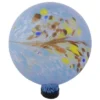 Northlight 10" Blue Hand Painted Feather Design Outdoor Garden Gazing Ball -Garden Promotional Store GUEST 48151164 d085 43c2 8b56 a5fd36ff5229
