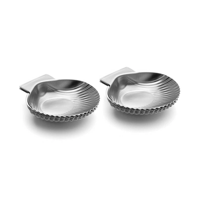 12pk Grillable Stainless Steel Clam Shells - Outset 3 12pk Grillable Stainless Steel Clam Shells - Outset