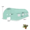 Costway 10'X6.5'X20' Walk-in Greenhouse Backyard Grow Tents Steel Frame 8 Windows -Garden Promotional Store GUEST 48da1061 a2fd 45eb b49a 067686462188