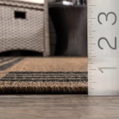 NuLOOM Legacy Striated Bordered Indoor/Outdoor Patio Area Rug -Garden Promotional Store GUEST 49fcbe44 cad6 4553 a229 d8c0b57d78f5