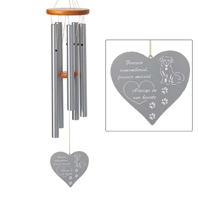 Woodstock Wind Chimes Signature Collection, Chimes Of Remembrance, 26'', Silver Wind Chime 14 Woodstock Wind Chimes Signature Collection, Chimes Of Remembrance, 26'', Silver Wind Chime - Image 12