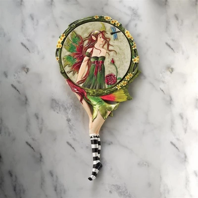 Design Toscano Lochloy House Fairy Looking Glass Hand Mirror - Multicolored 4 Design Toscano Lochloy House Fairy Looking Glass Hand Mirror - Multicolored - Image 2